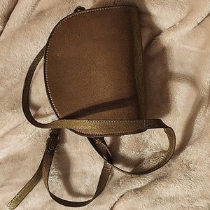 Free People Metallic Crossbody Bag